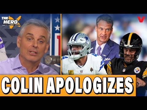 Colin Cowherd APOLOGIZES to Aaron Rodgers, Dak Prescott, Lane Kiffin & more | THE HERD NFL