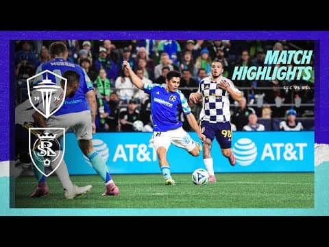 HIGHLIGHTS: Seattle Sounders FC vs. Real Salt Lake | October 11, 2025