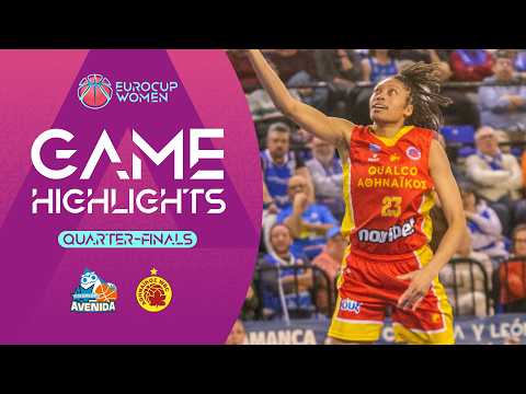 Perfumerias Avenida v Athinaikos Qualco | Quarter-Finals | Highlights | EuroCup Women 2025-26
