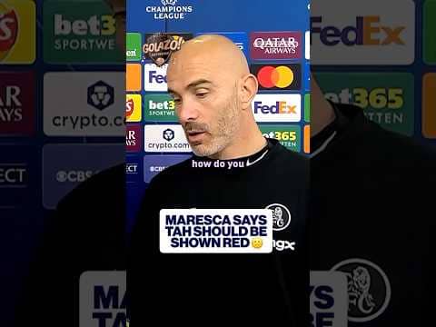 Enzo Maresca laments a controversial non-red in Chelsea’s UCL loss to Bayern Munich 👀