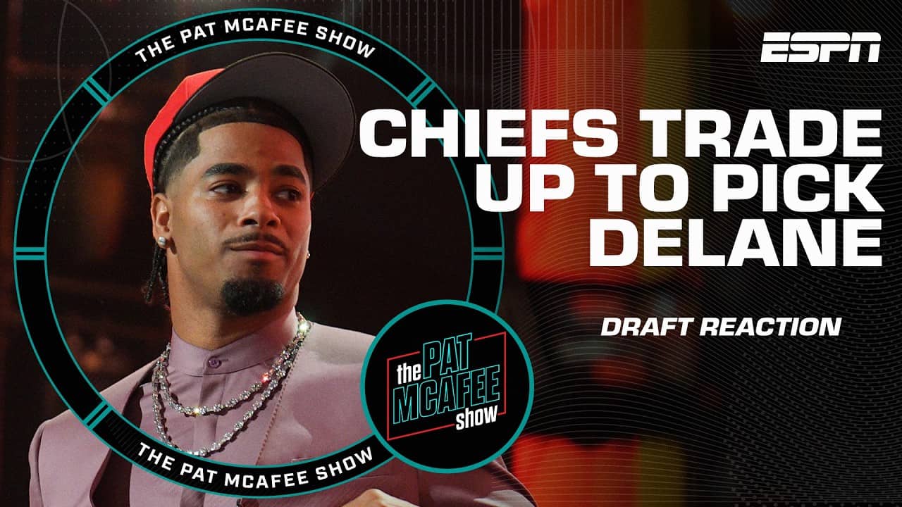 Reacting to the Chiefs trading up to pick Mansoor Delane | The Pat McAfee Draft Spectacular