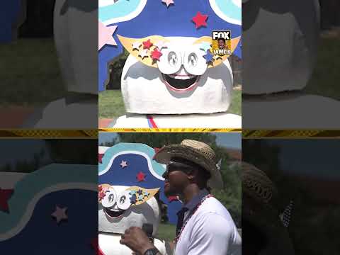 Eagles Fan disguised as Liberty Bell Trolls Jameis #JameisOnFOX | @jaboowins Sponsored by @Coca-Cola