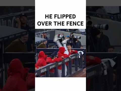 he flipped over the fence 🤯