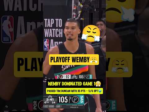 Playoff Wemby can shoot like STEPH😳