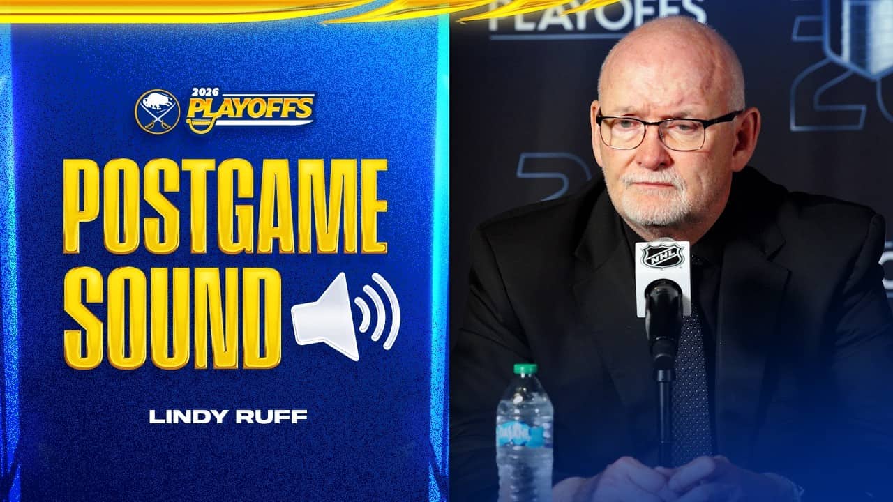 "It Doesn't Look Good" | Lindy Ruff On Noah Ostlund Injury Update | Buffalo Sabres Playoffs