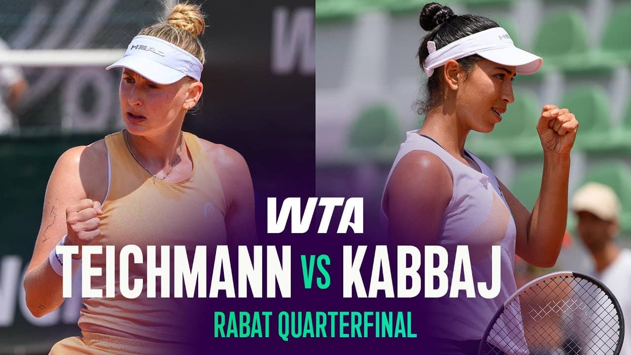 Jil Teichmann vs. Yasmine Kabbaj | 2026 Rabat Quarterfinal | WTA Match Highlights