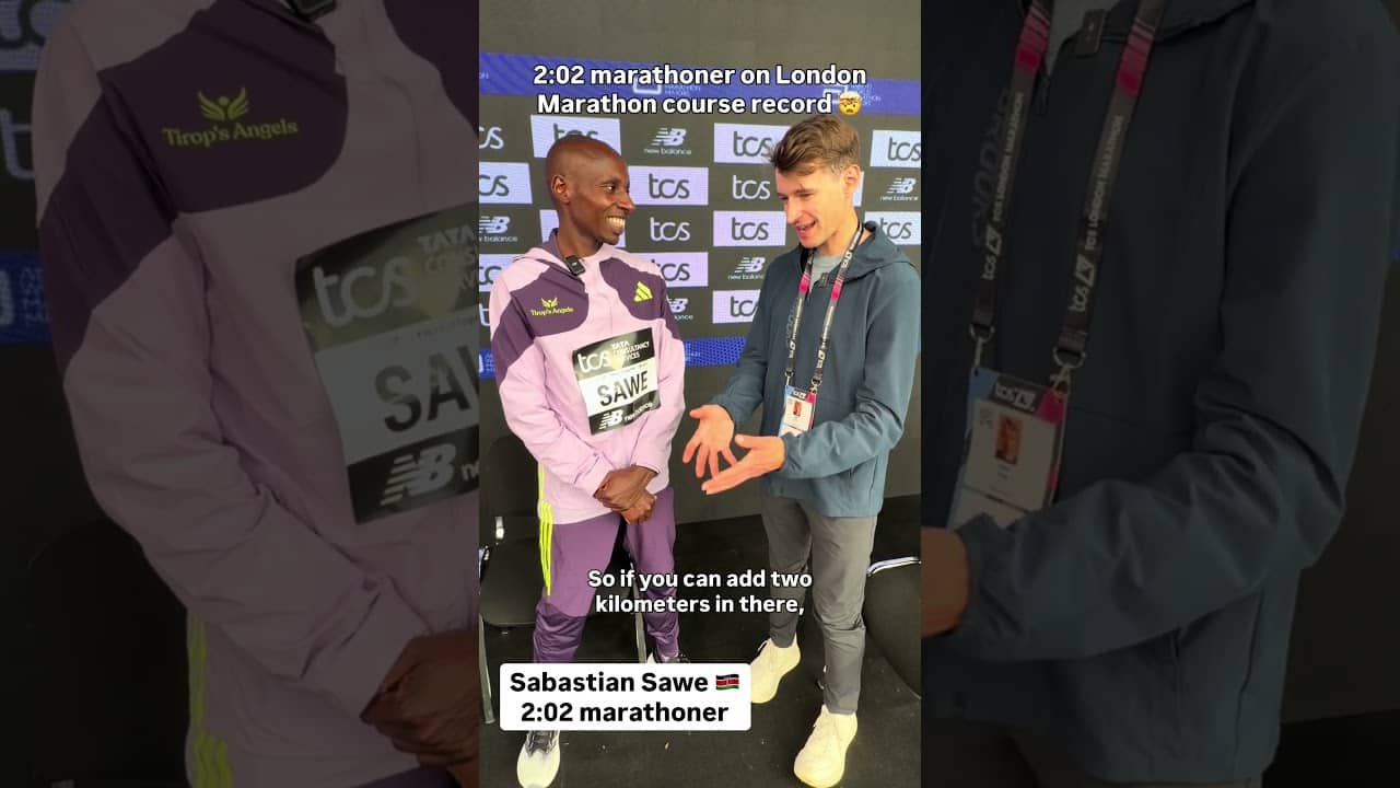 Will 2:02 marathoner Sabastian Sawe break the course record at London Marathon?🔥