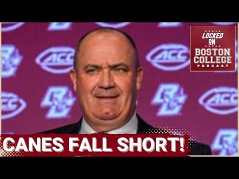 ACC SQUAD - Miami Falls JUST SHORT in National Championship | How this Affects Boston College