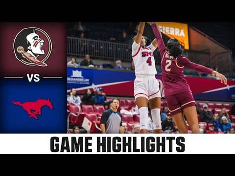 Florida State vs. SMU Game Highlights | 2025-26 ACC Women's Basketball