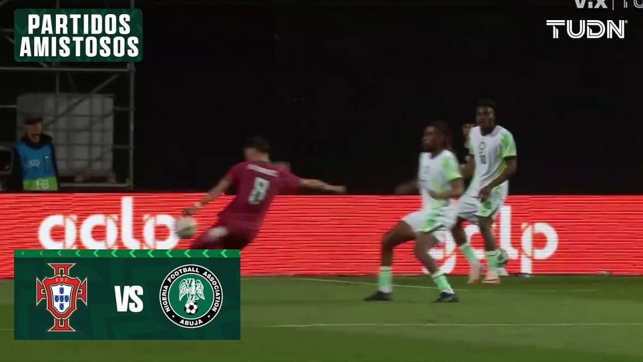 ¡INCREÍBLE atajada de Okoye a Bruno! Portugal 1-0 Nigeria | Amistoso  -Rumbo al Mundial 2026 | TUDN