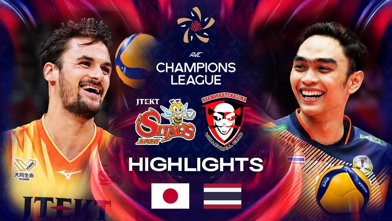 Stings Aichi 🇯🇵 vs.  Nakhonratchasima 🇹🇭 - AVC Champions League 2026 | Highlights - Pool Play