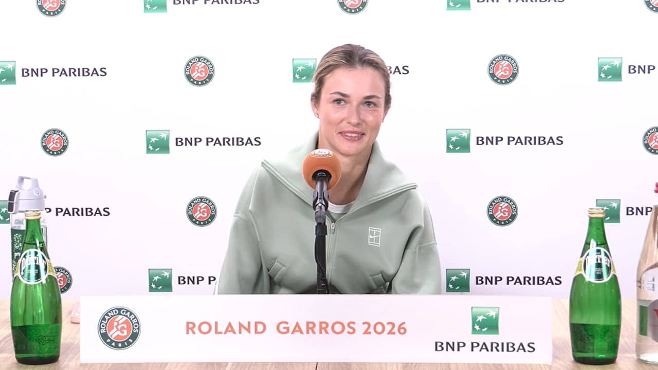 Roland-Garros 2026 - Anna Kalinskaya: “I’m Super Proud, I Can’t Believe It”