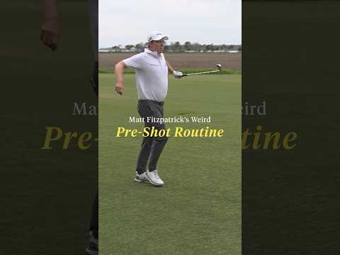 Why does Matt Fitzpatrick do this before every swing? 🤔