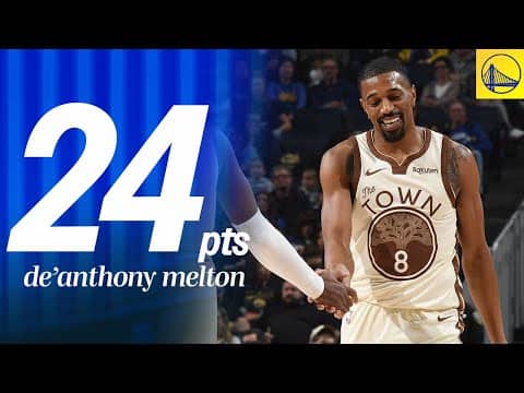De'Anthony Melton Scores a Season-High 24 Points in Warriors Win vs Hornets