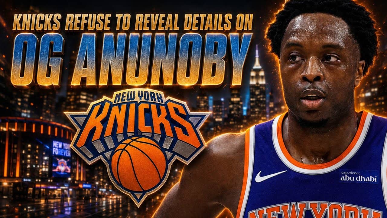 Knicks Playing MIND GAMES! NY Refuses To Reveal Details On OG Anunoby's Injury... | Knicks News