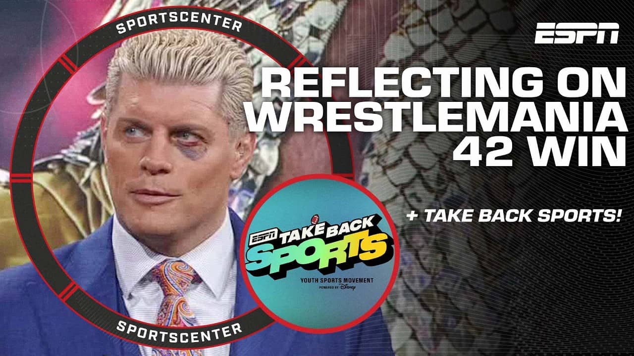 Cody Rhodes on significance of being an ambassador for Take Back Sports program | SportsCenter