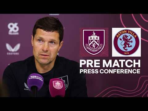 Mike Jackson On Villa Home Clash | PRESS | Burnley v Aston Villa