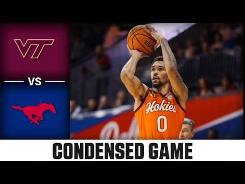 Virginia Tech vs. SMU Condensed Game | 2025-26 ACC Men's Basketball