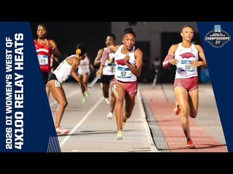 Every women's 4x400 meter relay heat from the 2026 NCAA Division I West First Round track meet