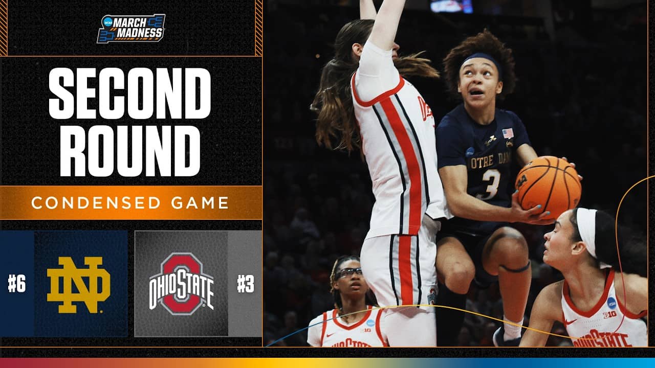 Notre Dame vs. Ohio State - Second round NCAA tournament extended highlights