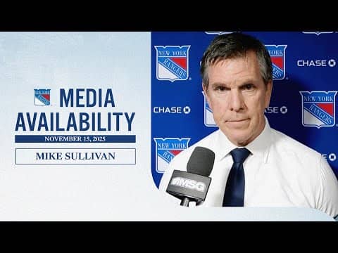 NYR at CBJ: Mike Sullivan Postgame Media Availability | Nov. 15, 2025