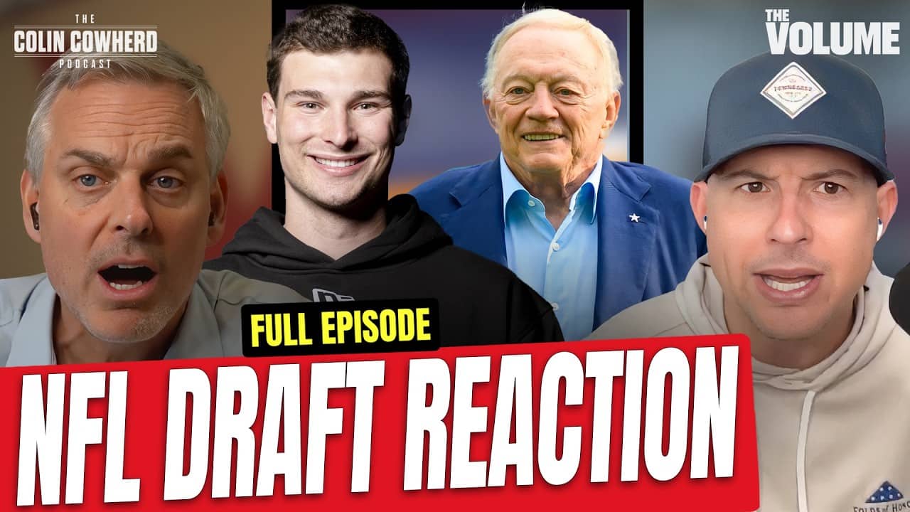 NFL Draft Reaction: Winners & Losers, Cowboys, Bears, Raiders, 49ers, Rams, Chargers | Colin Cowherd
