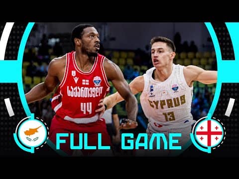 Group Phase | Cyprus v Georgia | Full Basketball Game | FIBA EuroBasket 2025