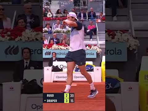 When Ruud & Draper Went Head-To-Head For The Madrid Title 😮‍💨