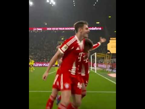 KIMMICH RETAKES THE LEAD FOR BAYERN LATE JUST MINUTES AFTER DORTMUND EQUALIZED 😱