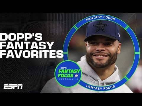 Daniel Dopp's 5 Fantasy Favorites 🔥 | Fantasy Focus 🏈