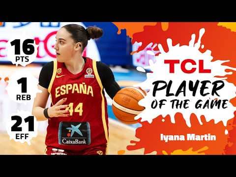 Iyana Martin (16 PTS) | TCL Player Of The Game | SEN vs ESP | #FIBAWWC 2026 Qualifying Tournament