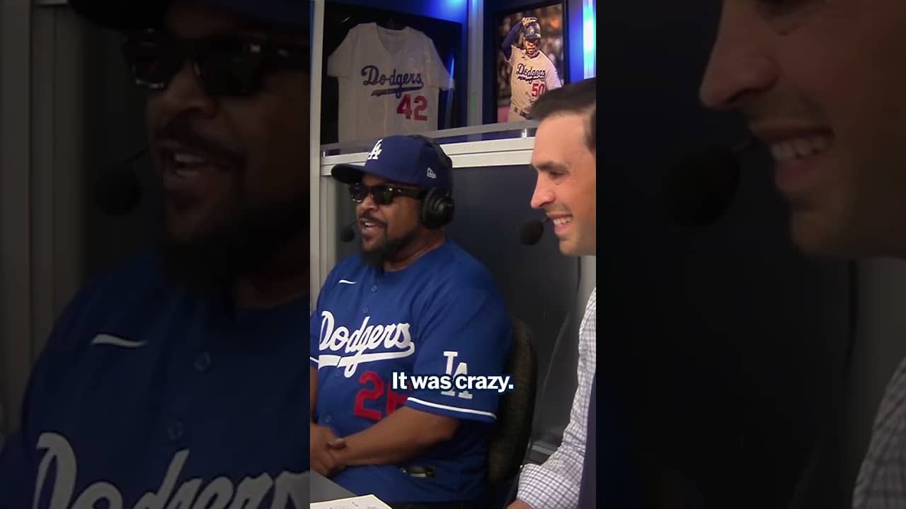 Ice Cube looks back on some good days π He recounts two legendary games in Dodgers history! π§