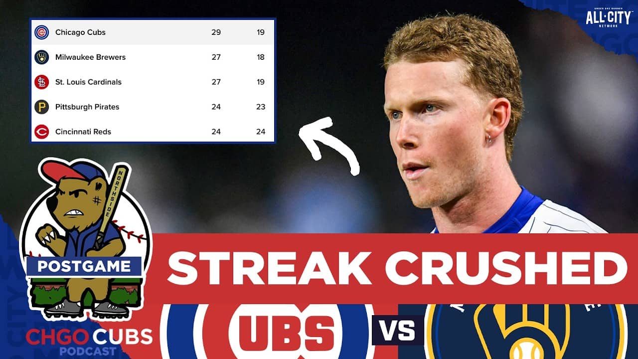 CUBS POSTGAME: Chicago Cubs HOME WINNING STREAK CRUSHED by Brewers in Loss at Wrigley! | CHGO Cubs