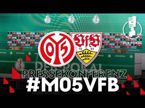 Die PK nach dem DFB-Pokal-Spiel gegen Stuttgart | #M05VFB | #05ertv | Saison 2025/26