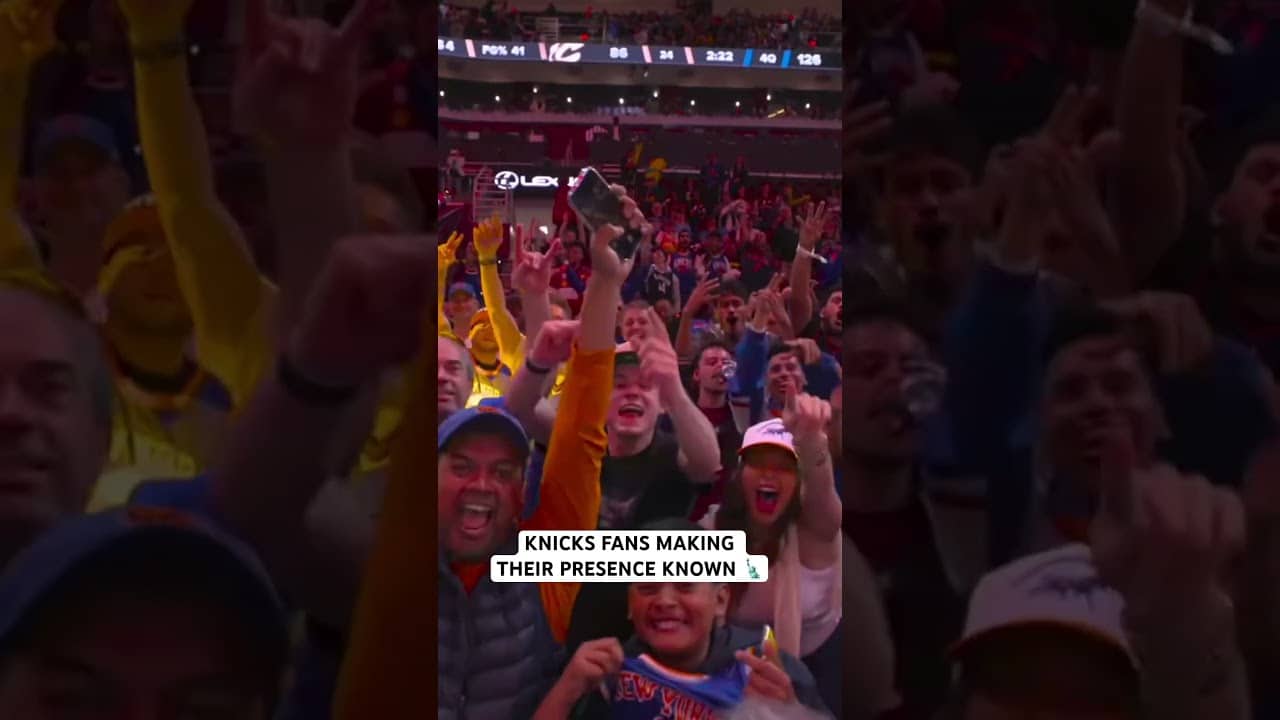 Knicks fans always travel well 🔥🗽