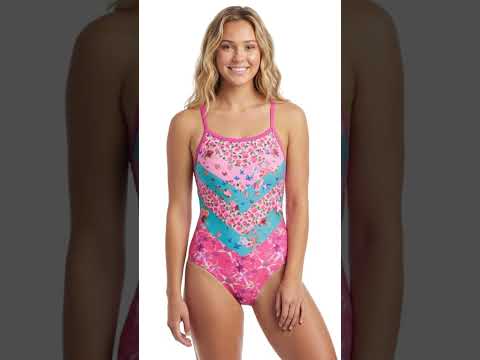 Sporti Daydream Whimsy Thin Strap One Piece Swimsuit (22-44) | SwimOutlet.com
