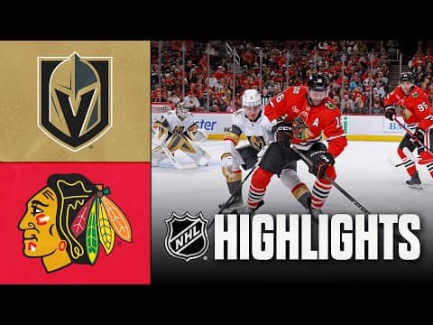 Golden Knights vs. Blackhawks | NHL Highlights | January 04, 2026