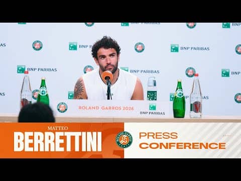 Matteo Beerrettini | Round 3 Press Conference | Roland-Garros 2026