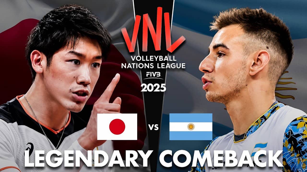 Japan vs Argentina | One of the Greatest Comebacks in Volleyball History !!!