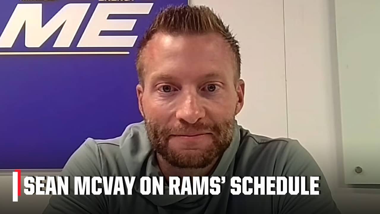 Sean McVay reacts to the Rams' schedule release & looks ahead to Seahawks rematches 🍿 | NFL on ESPN