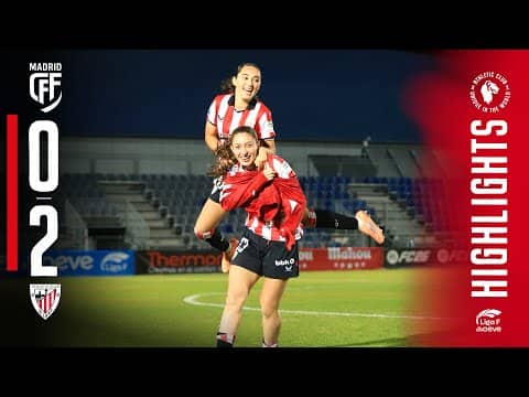 RESUMEN I Madrid CFF 0-2 Athletic Club | Liga F 2025-26 MD14