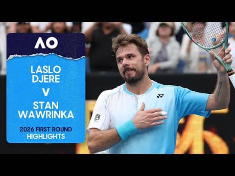 Laslo Djere v Stan Wawrinka Highlights | Australian Open 2026 First Round