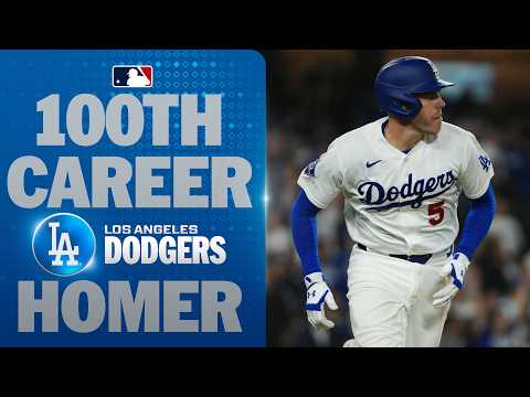 Freddie Freeman crushes his 100th HR as a member of the Los Angeles Dodgers! 💪 | MLB Highlights