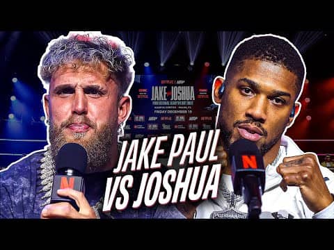Jake Paul vs Anthony Joshua | BEST Moments - Final Press Conference @Netflix