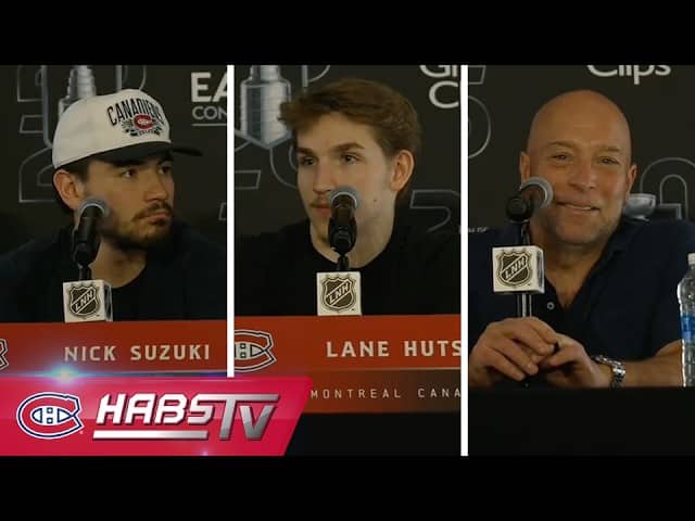Suzuki, Caufield + more Habs address the media in Raleigh | FULL PRESS CONFERENCES