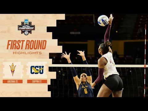 Arizona State vs. Coppin State: 2025 NCAA volleyball first round highlights
