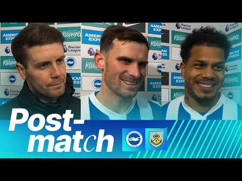 POST-MATCH | Hurzeler, Gross And Georginio | Brighton v Burnley