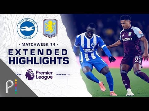 Brighton v. Aston Villa | PREMIER LEAGUE HIGHLIGHTS | 12/3/2025 | NBC Sports