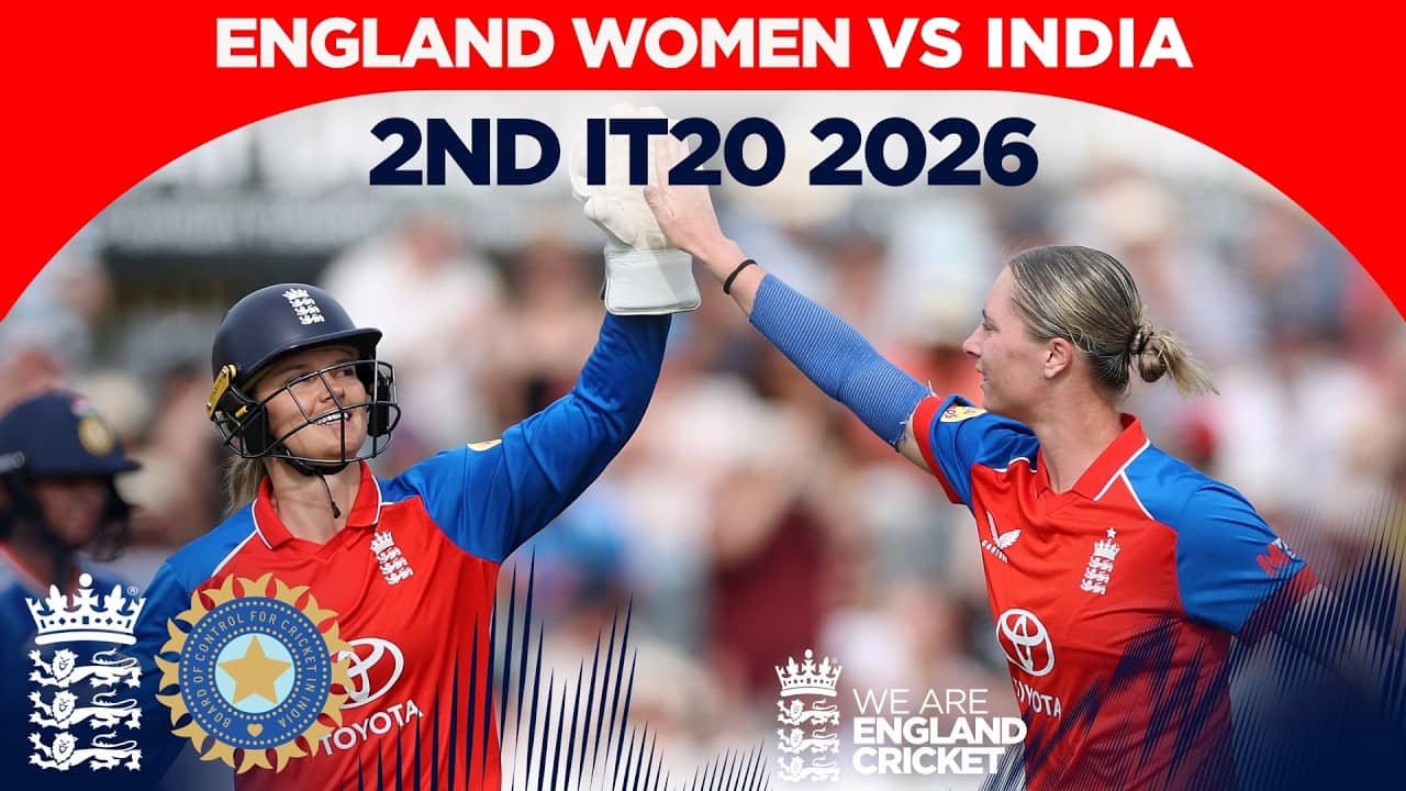 Kemp Stars With Bat & Ball | Highlights - England v India | 2nd Women’s Vitality IT20 2026