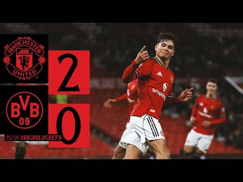Victory At Old Trafford! | Man Utd v Borussia Dortmund | U21s Highlights